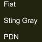 Preview: Fiat, Sting Gray, PDN.